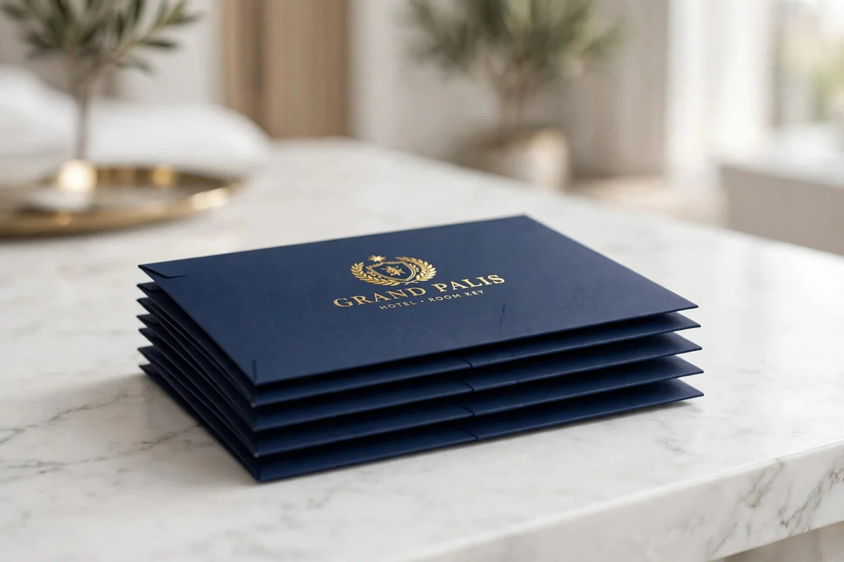 Room Key Envelopes in use