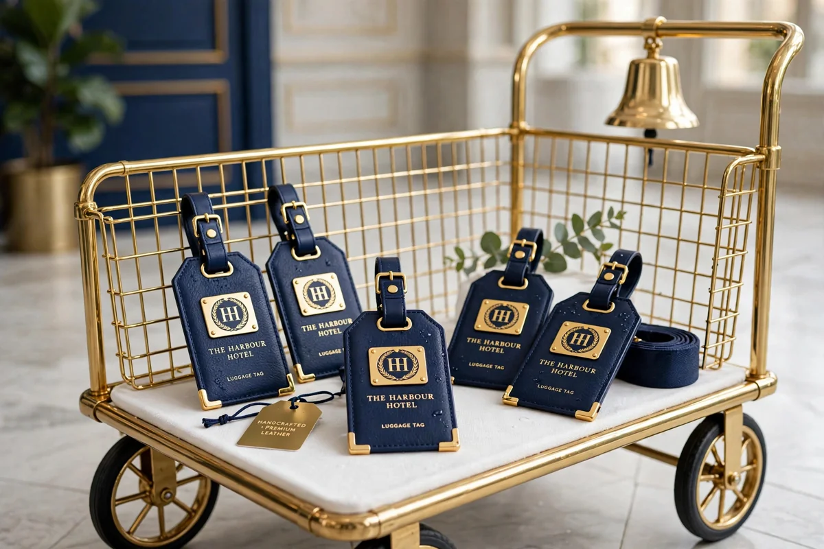 Luggage Tags in use