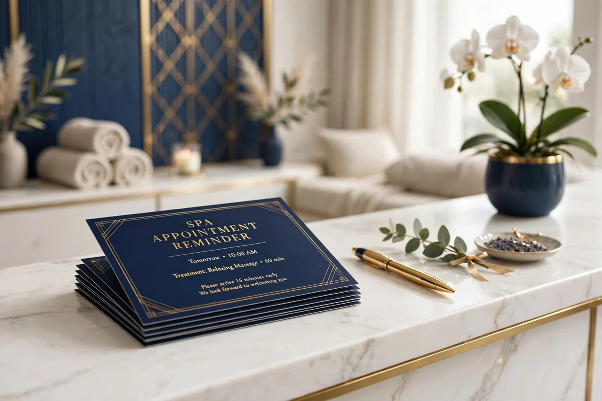 Appointment Cards in use