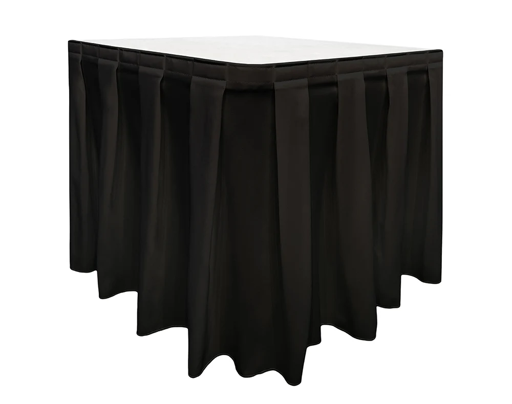 FR Pleated Table Skirt