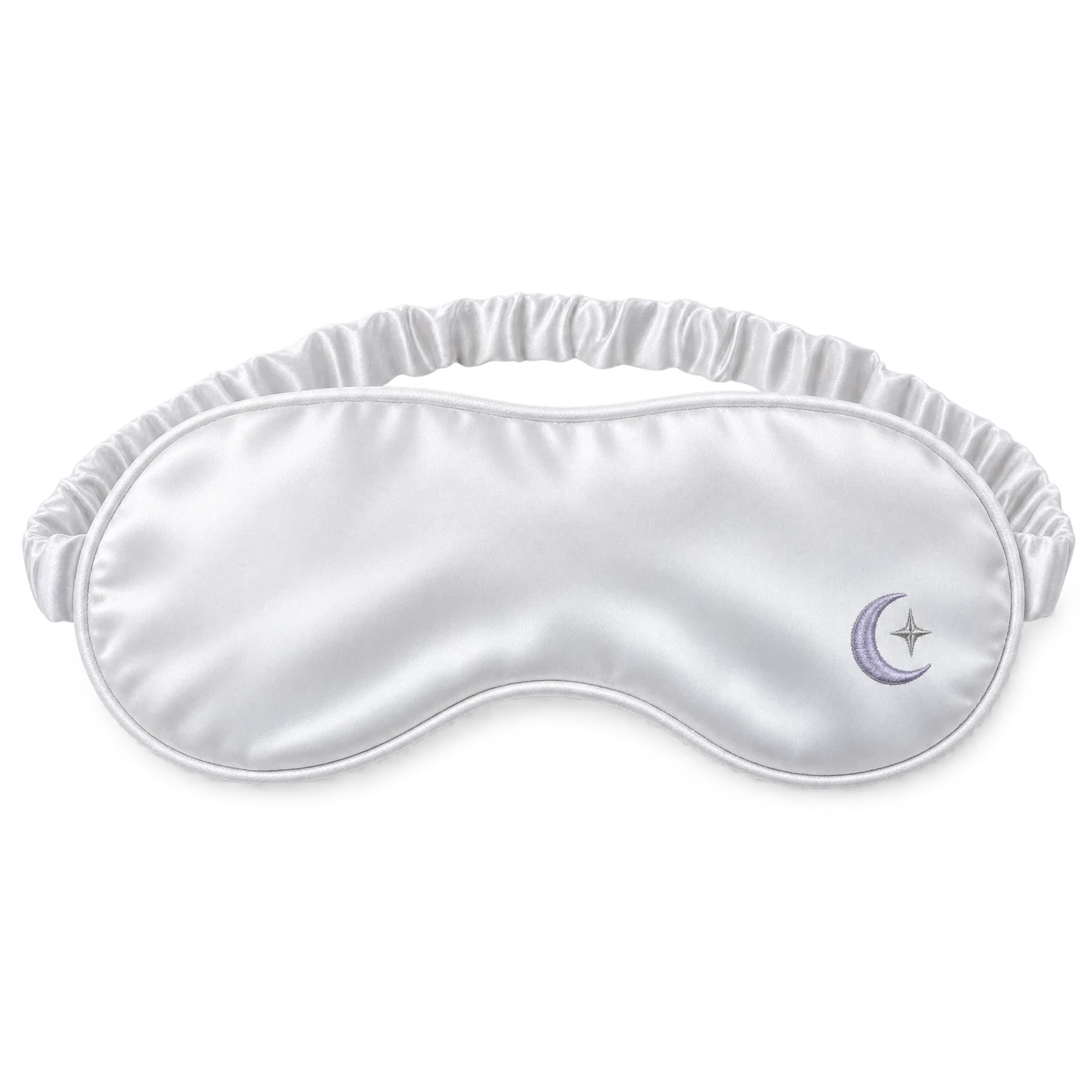 White Satin Sleep Mask - Customized for your property