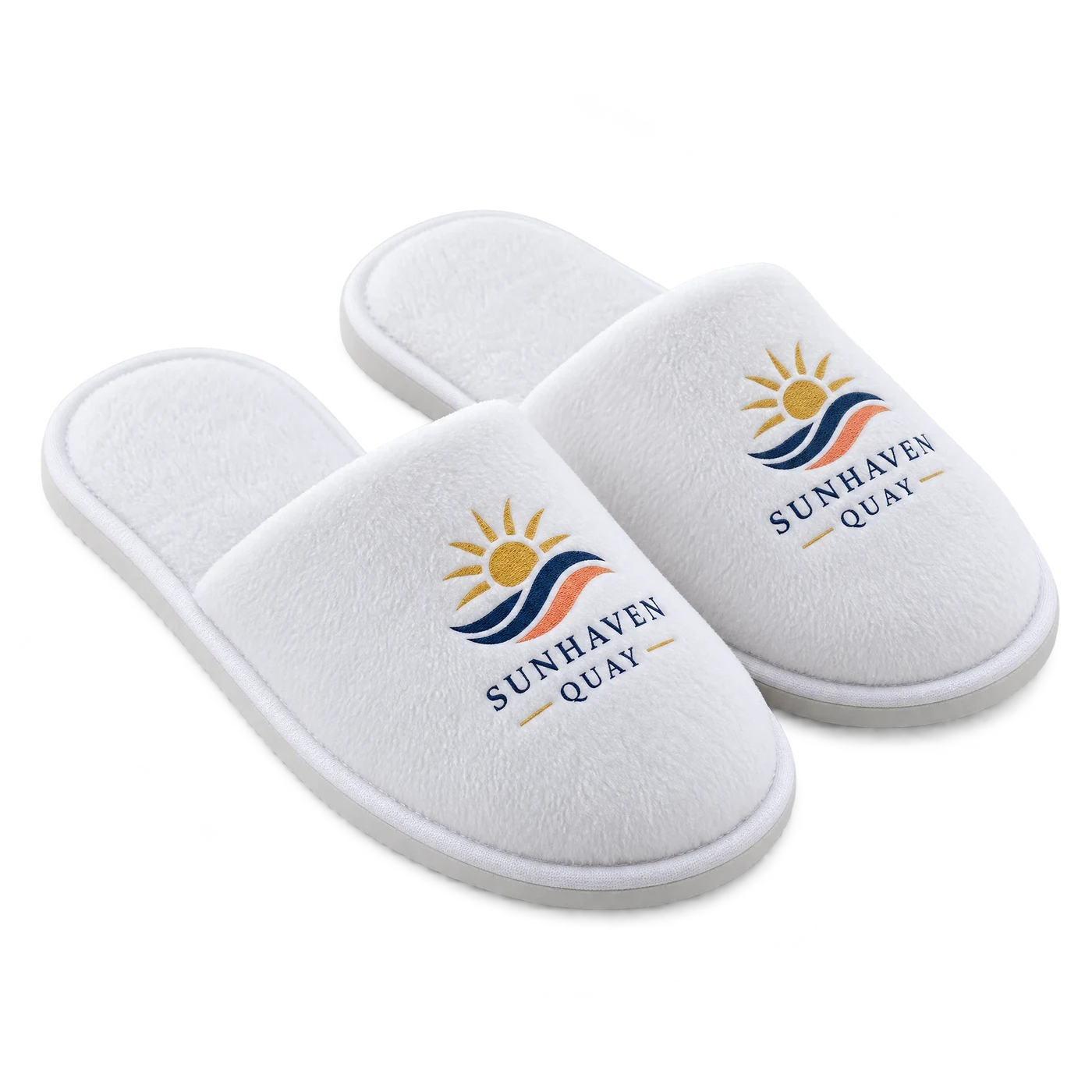 Plush Slippers - Unisex - Customized for your property