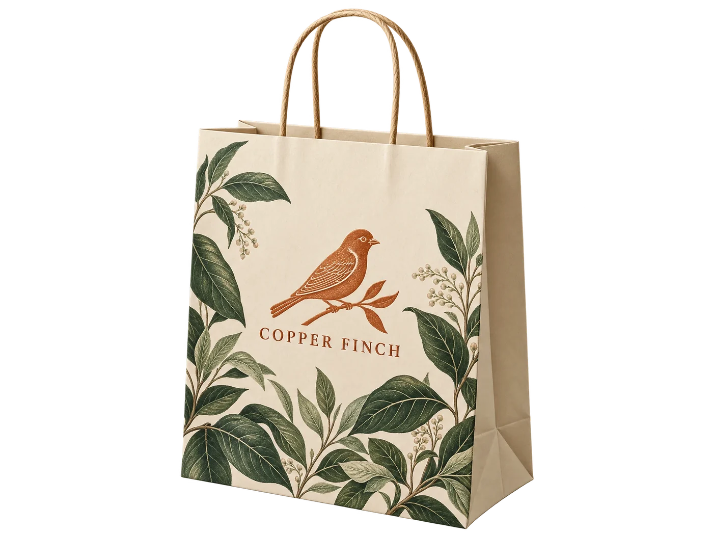 Custom handled gift bag custom-design studio example