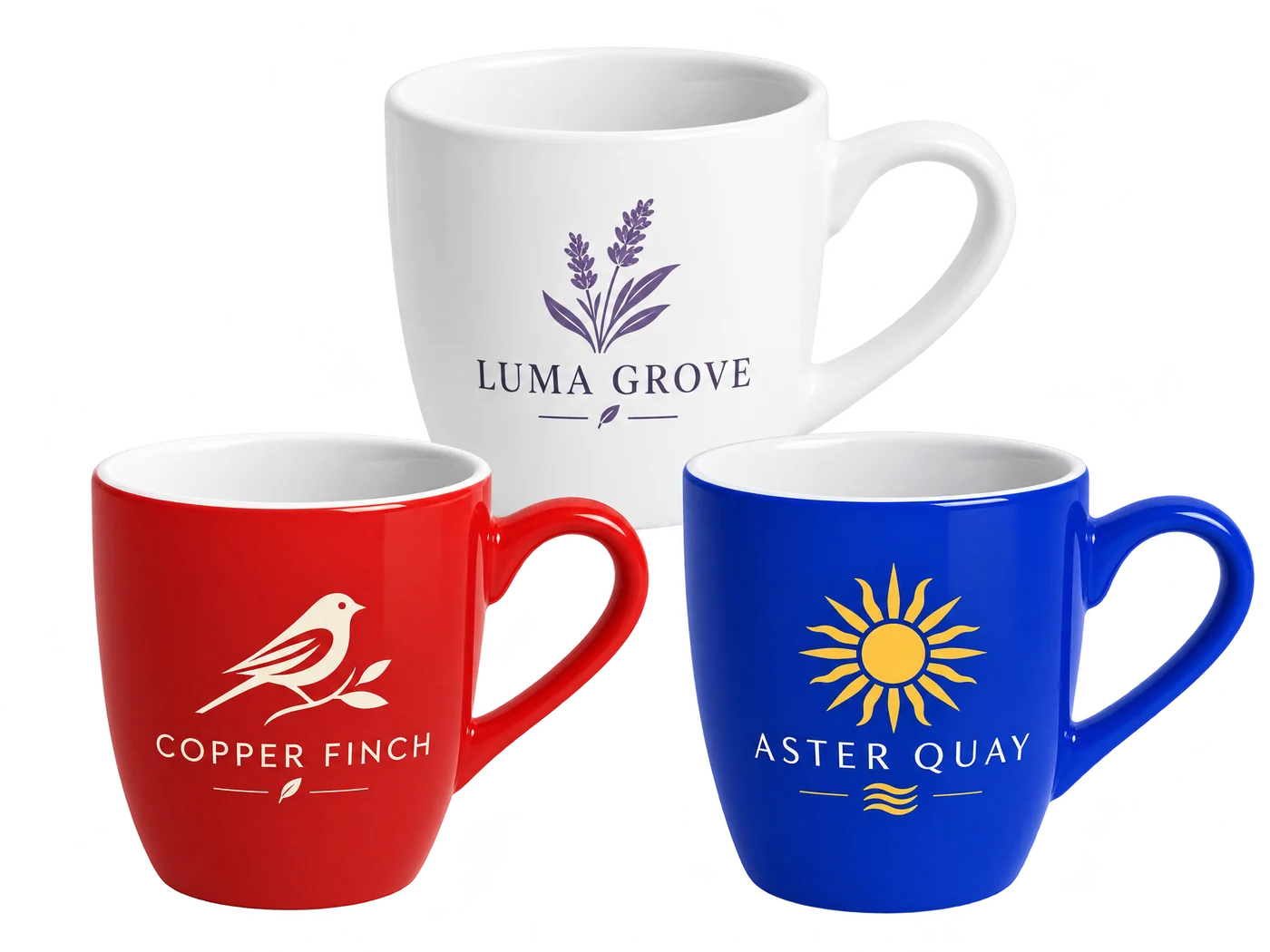 Custom branded mug custom-design studio example
