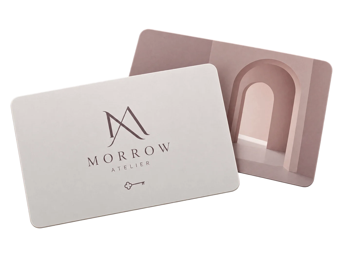 Custom printed RFID key card custom-design studio example